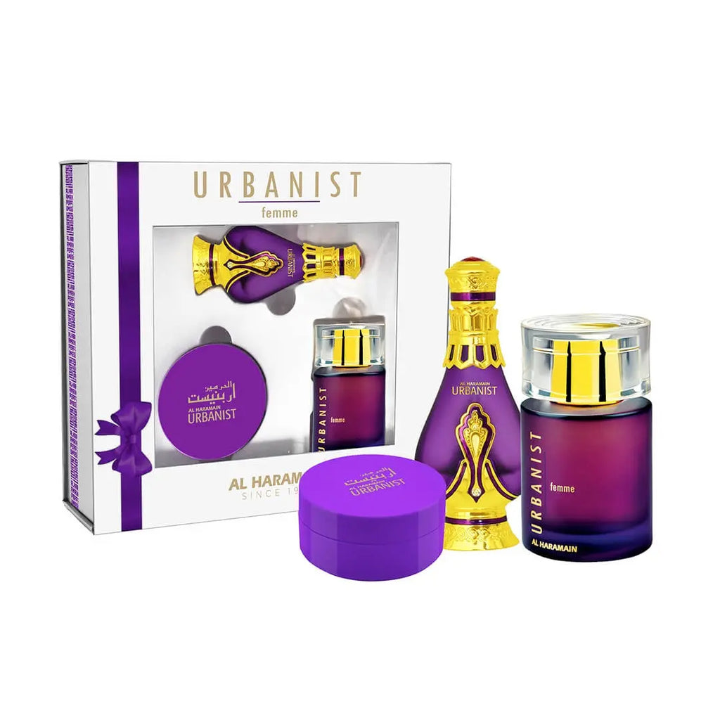 Urbanist Femme Fragrance Gift Set by Al Haramain - almanaar Islamic Store