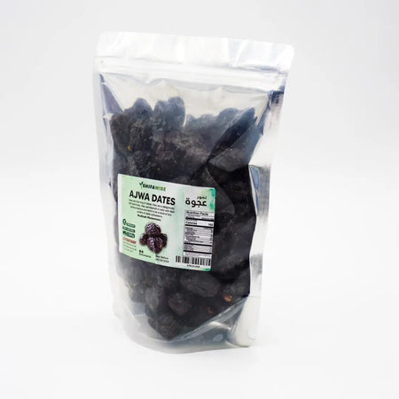 FRESH Ajwa Dates From Al Madinah Al Munawwarah Zipped Pack - almanaar Islamic Store