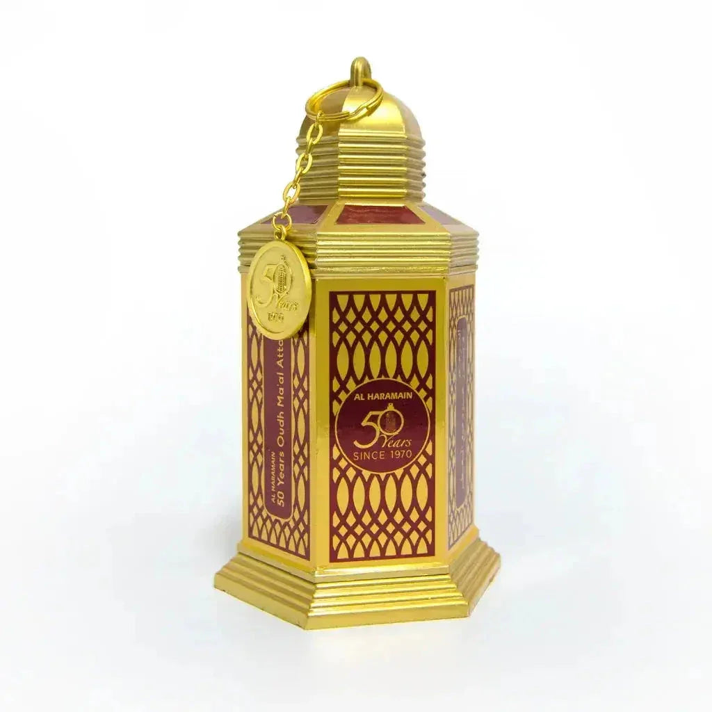Al Haramain 50 Years Oudh Ma'al Attar Bukhoor 90g - almanaar Islamic Store