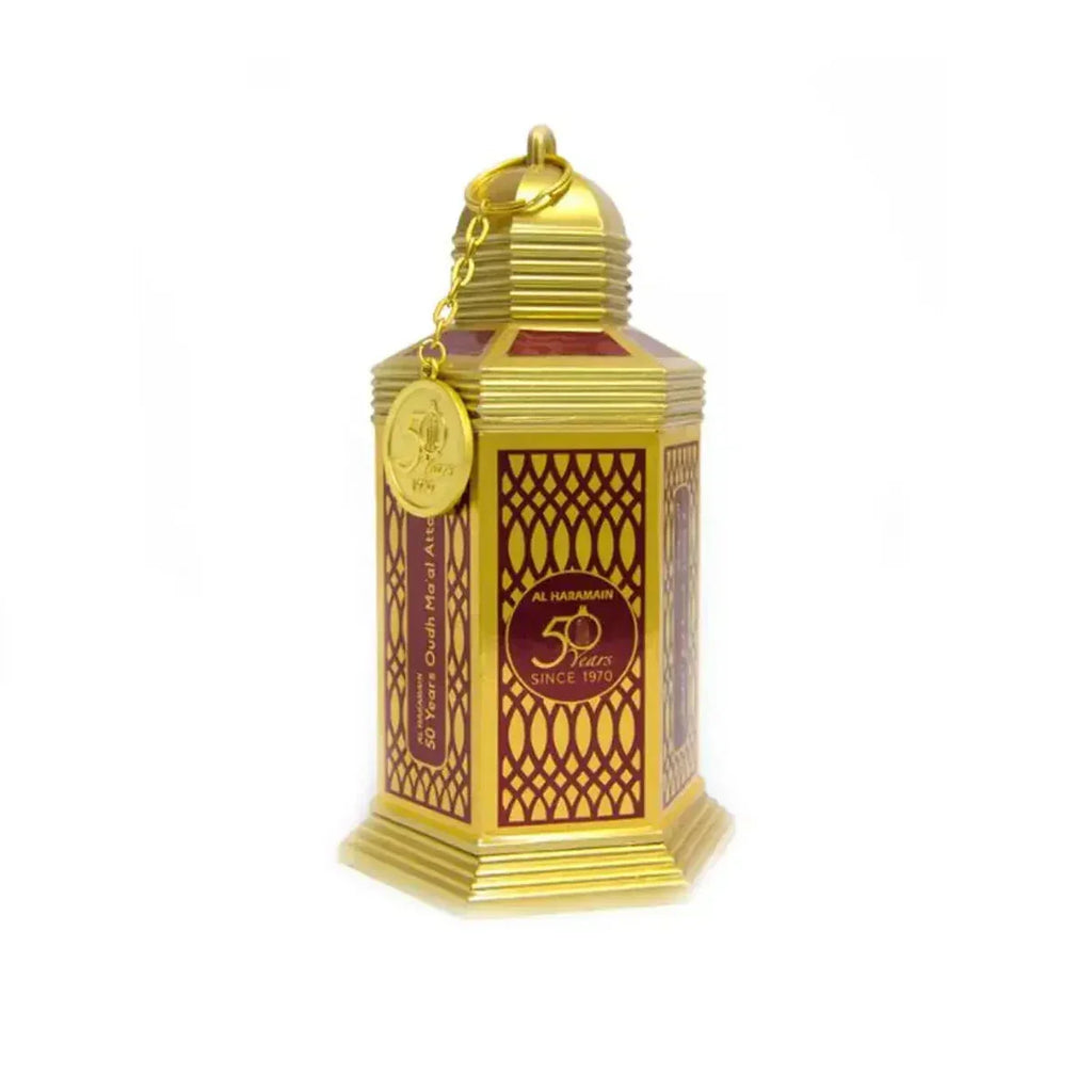 Al Haramain 50 Years Oudh Ma'al Attar Bukhoor 90g - almanaar Islamic Store