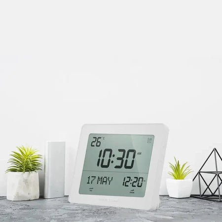 Alfajr Automatic Worldwide Azan Muslim Prayer and Qibla Digital Reminder Clock - almanaar Islamic Store