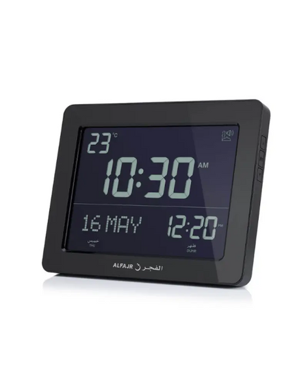 Alfajr Automatic Worldwide Azan Muslim Prayer and Qibla Digital Reminder Clock-almanaar Islamic Store