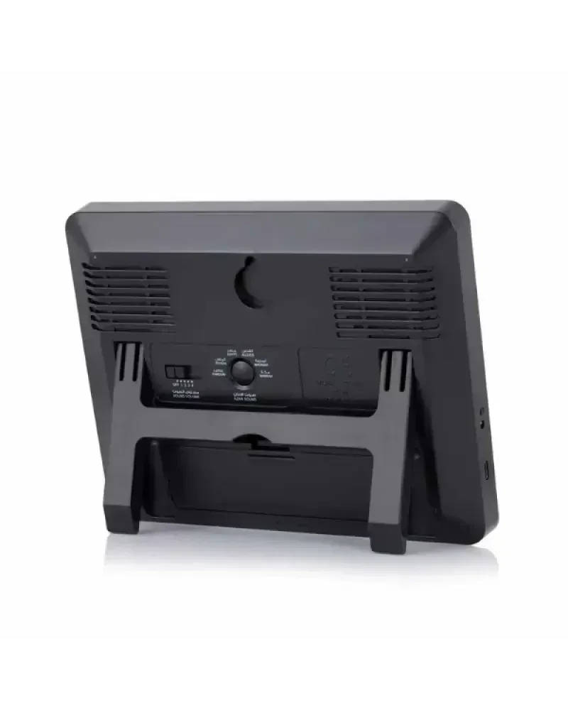 Alfajr Automatic Worldwide Azan Muslim Prayer and Qibla Digital Reminder Clock - almanaar Islamic Store