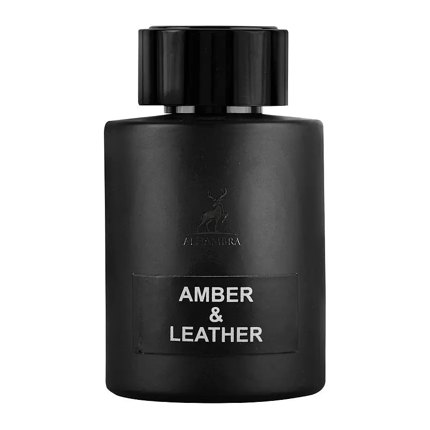 Amber & Leather Eau De Parfum 100ml Alhambra-almanaar Islamic Store