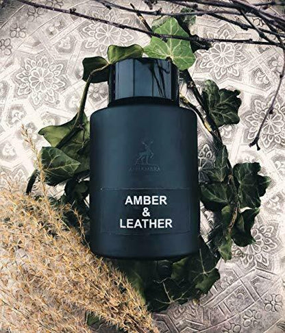 Amber & Leather Eau De Parfum 100ml Alhambra-almanaar Islamic Store