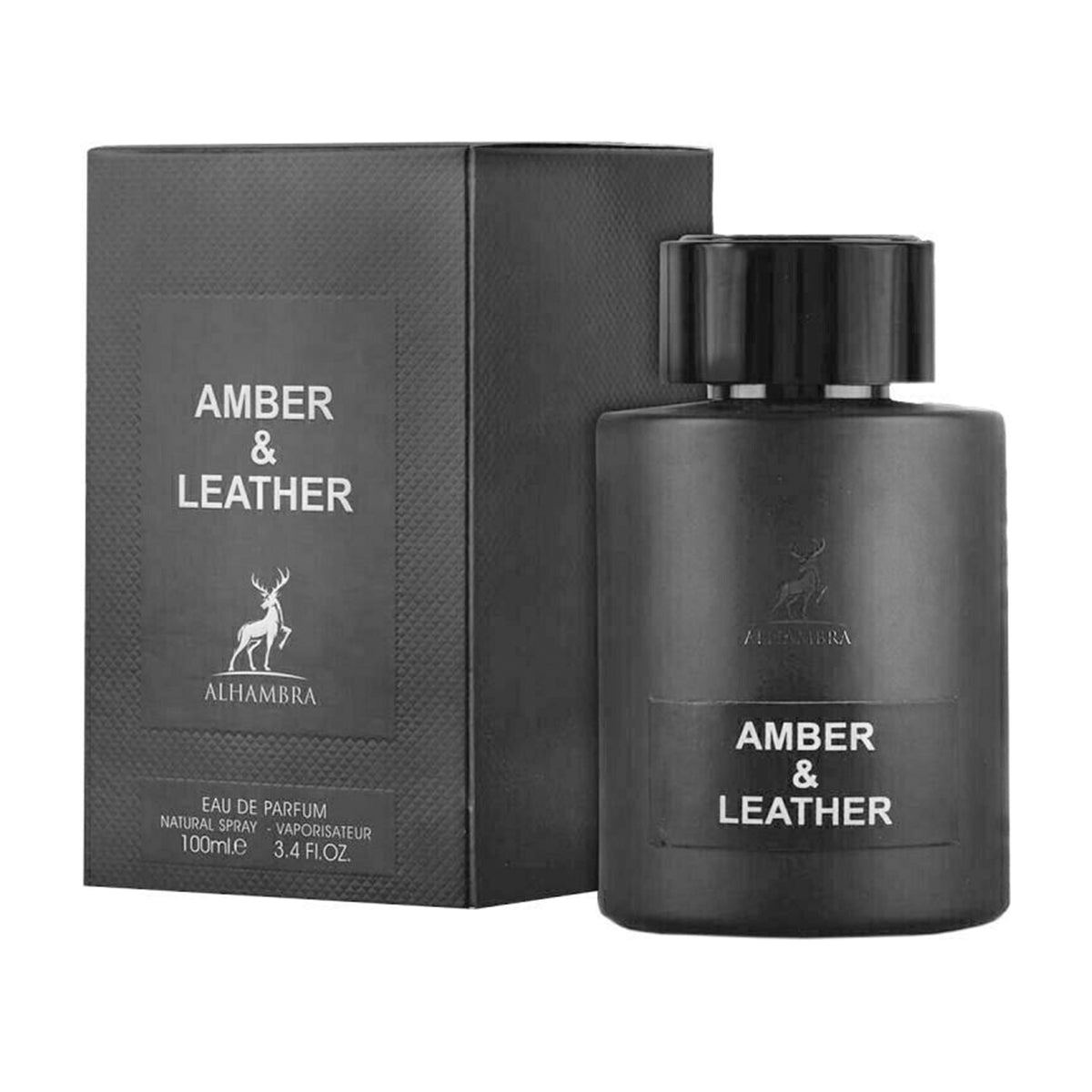 Amber & Leather Eau De Parfum 100ml Alhambra-almanaar Islamic Store