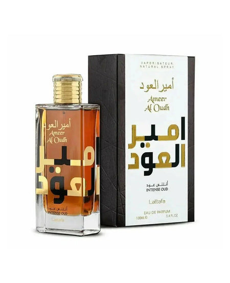 Ameer Al Oud Intense Oud 100ml Eau De Parfum Lattafa - almanaar Islamic Store