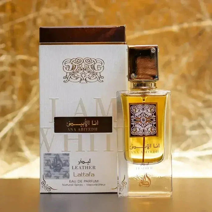 Ana Abiyedh Leather Eau De Parfum 60ml Lattafa - Almanaar Islamic Store