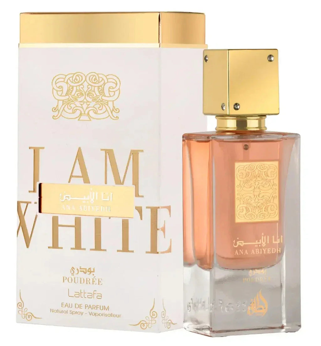 Ana Abiyedh Poudree Eau De Parfum 60ml Lattafa - almanaar Islamic Store