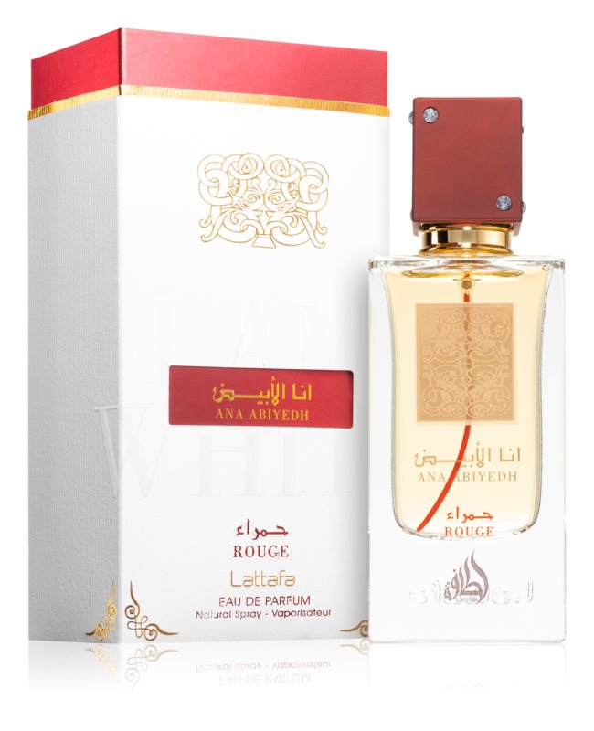 Ana Abiyedh Rouge Eau De Parfum 60ml Lattafa-almanaar Islamic Store