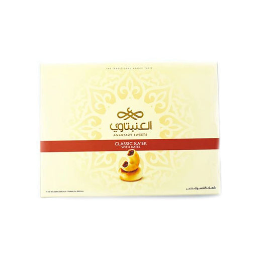 Anabtawi Sweets Mamoul With Dates (Classic Ka'ek With Dates) 600g-almanaar Islamic Store