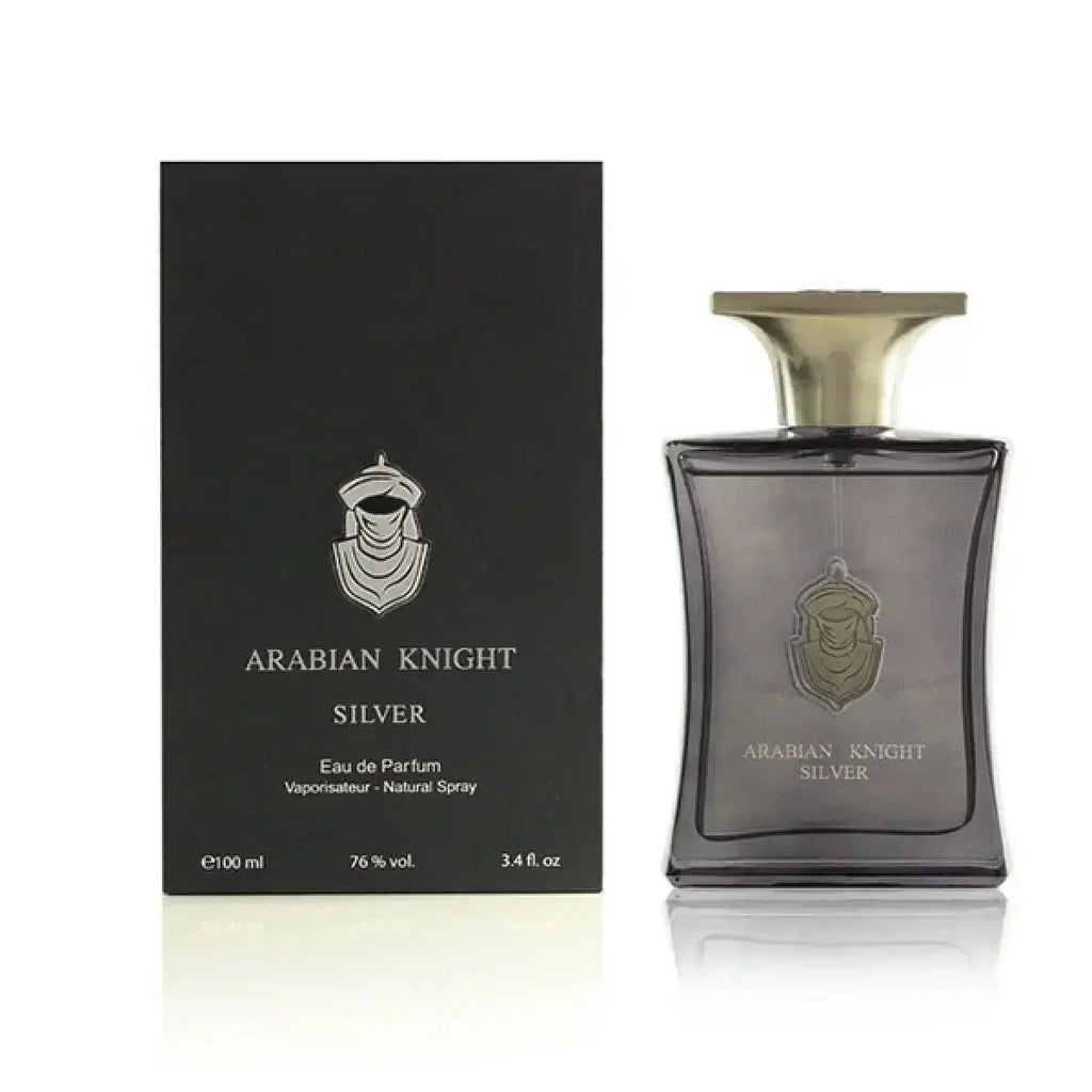 Arabian Knight Silver Eau de Parfum 100ml Arabian Oud - almanaar Islamic Store