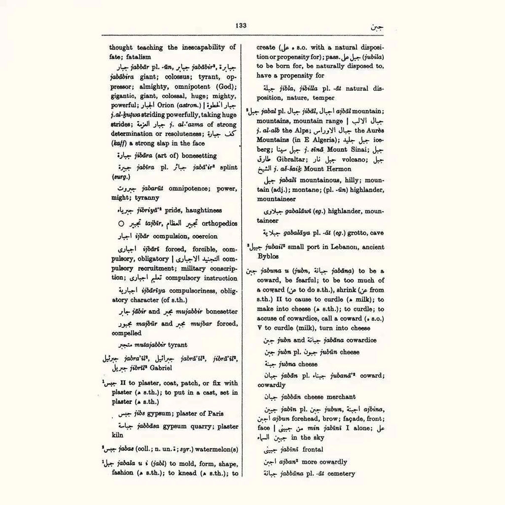 Arabic English Dictionary Hans Wehr