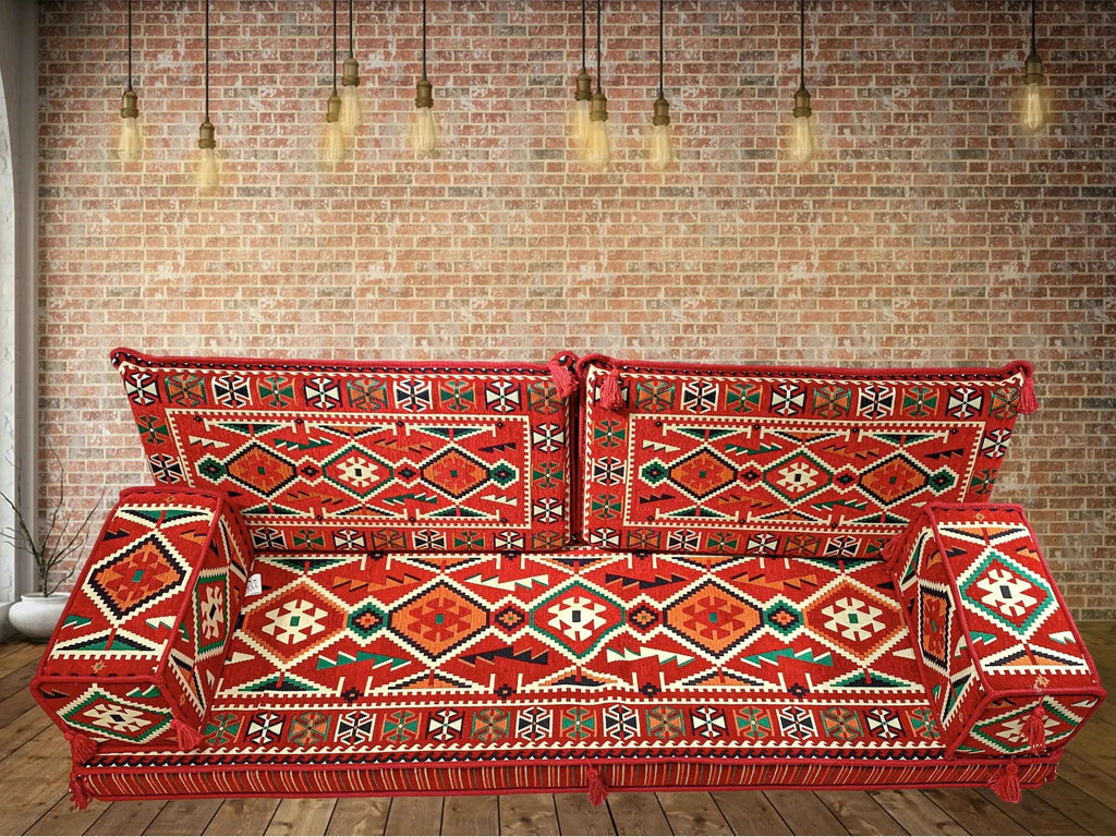 Arabic Majlis Sofa (Bed 10cm) Ottoman Floor Seating