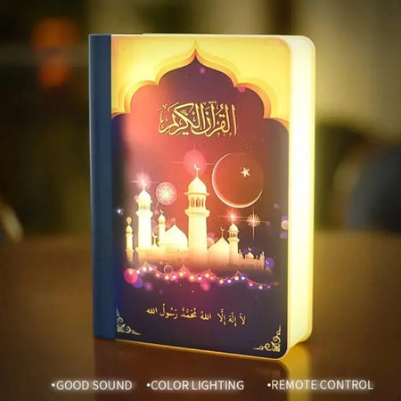 Book Lamp Quran Speaker-almanaar Islamic Store