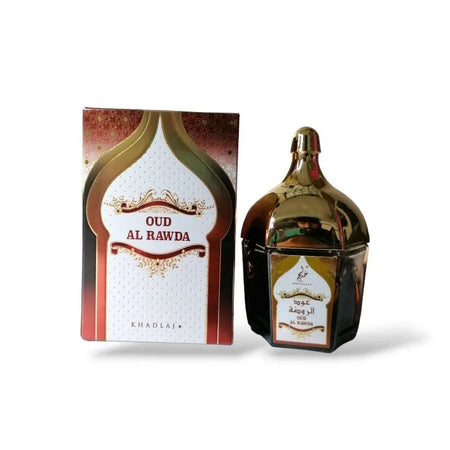 Oud Muattar Oud Al Rawdaa 40grams by Khadlaj - almanaar Islamic Store