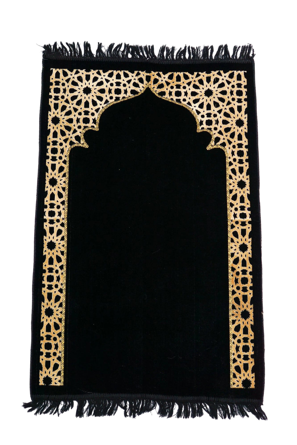 Soft Velvet Prayer Mat Janamaz Praying Carpet - almanaar Islamic Store