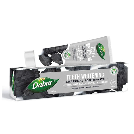 Dabur Teeth Whitening Charcoal Toothpaste 100ml - almanaar Islamic Store