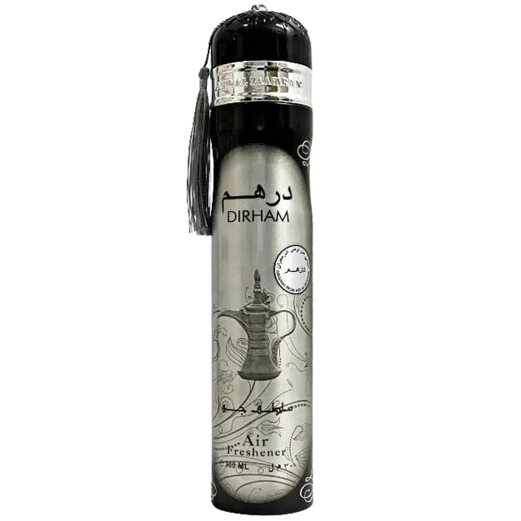 Dirham Silver Air Freshener 300ml Spray By Ard Al Zaafaran-almanaar Islamic Store