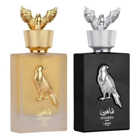 Couple Set-Shaheen Gold & Silver-2pcs - 100ml Lattafa Pride - almanaar Islamic Store