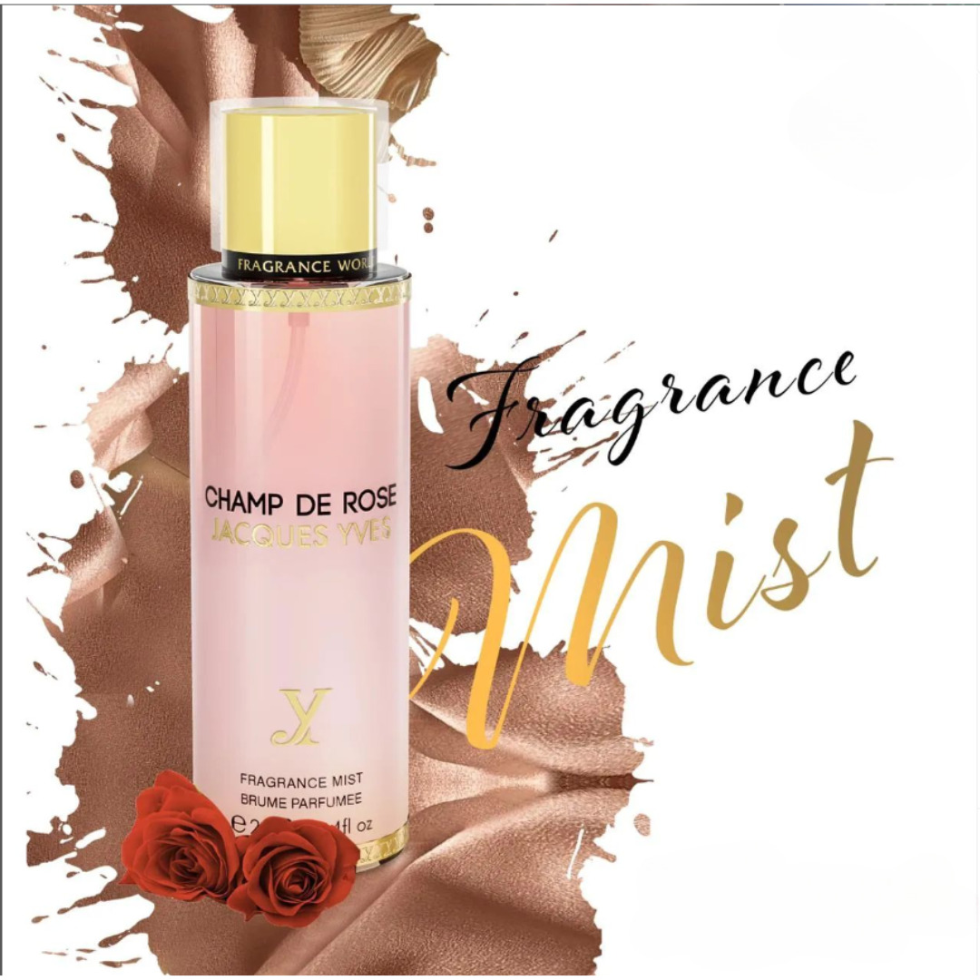 Champ De Rose Fragrance Body Mist 250ml Fragrance World - almanaar Islamic Store