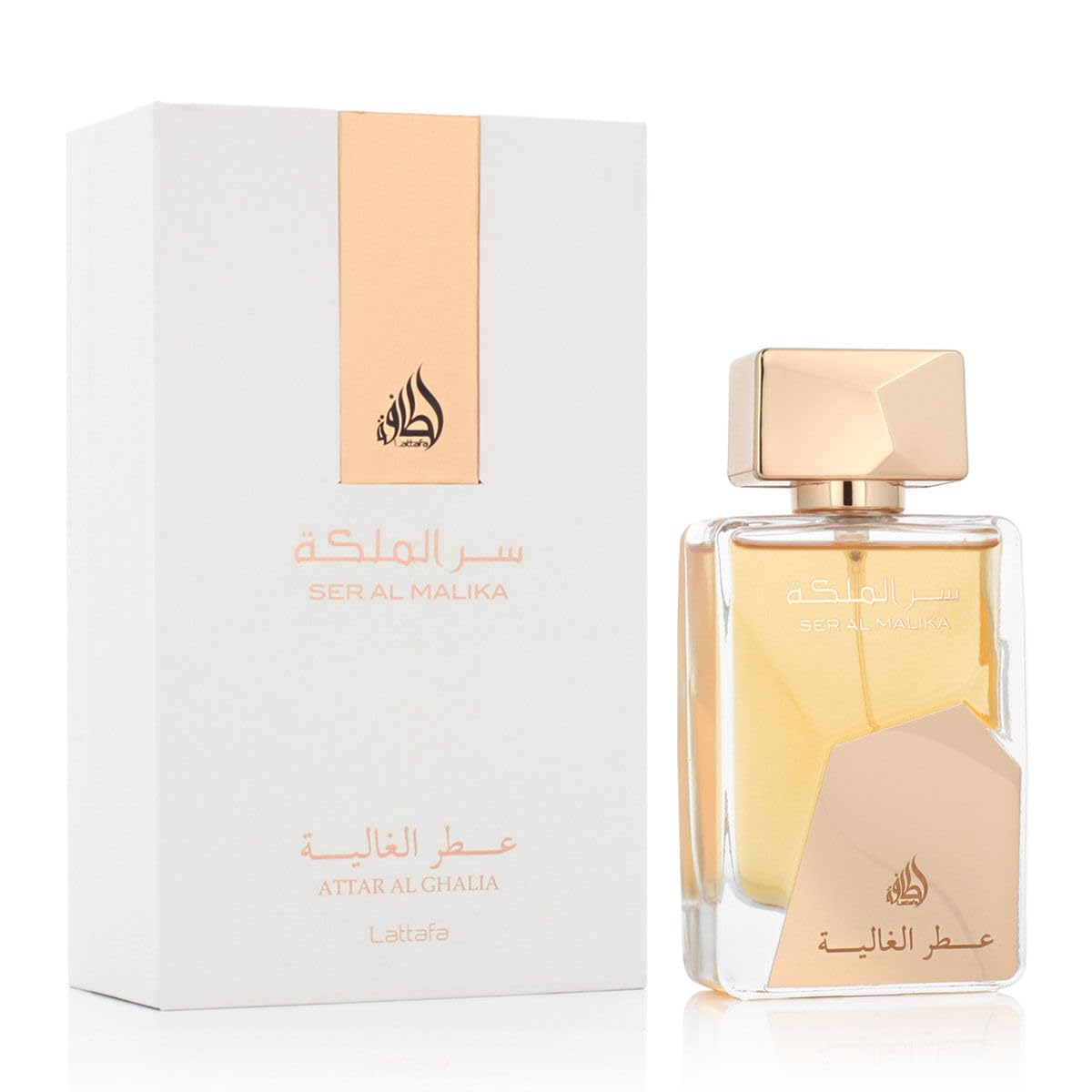 Ser Al Malika Attar Al Ghalia  Eau De Parfum 1000ml Lattafa - almanaar Islamic Store