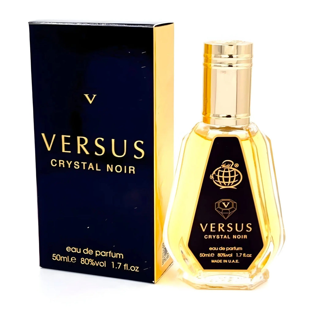 Versus Crystal Noir Eau De Parfum 50ml Fragrance World.|almanaar islamic store
