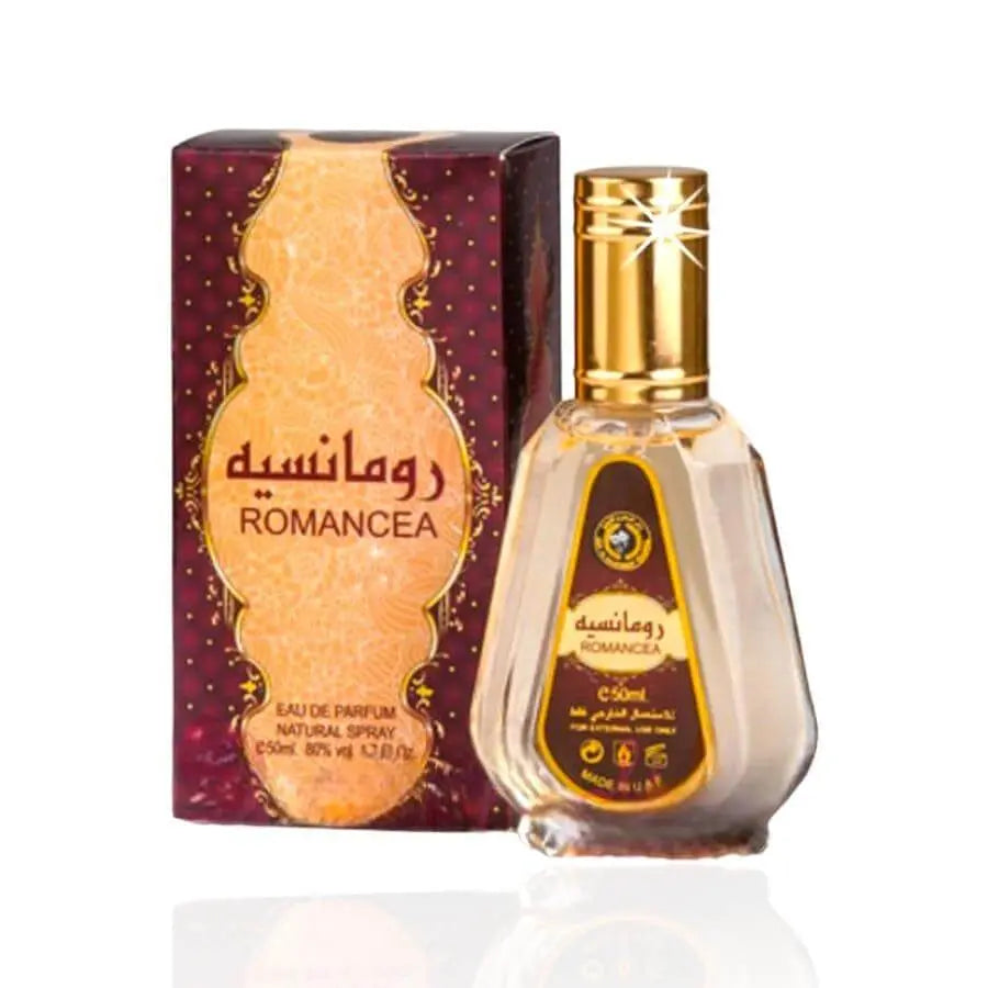 Romancea Eau de Parfum 50ml Ard Al Zaafaran.|almanaar islamic store 

