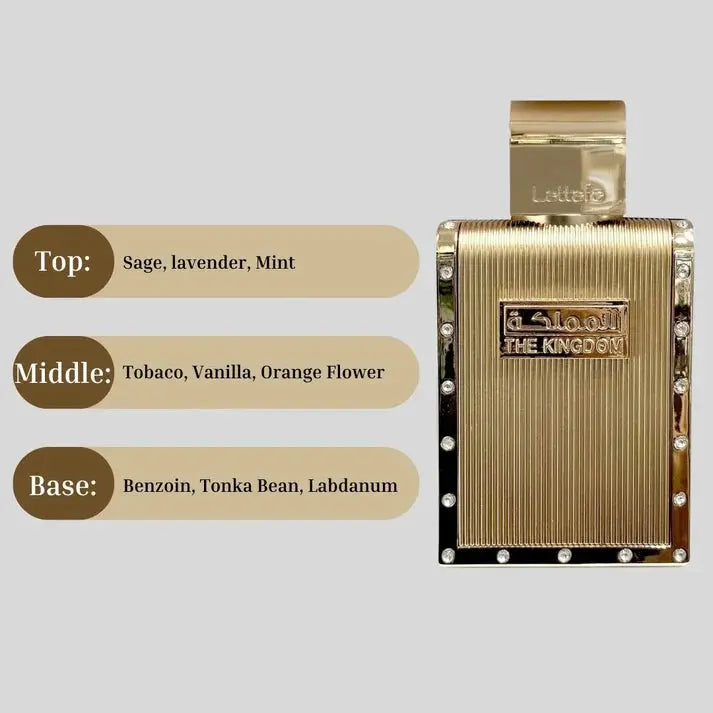 The Kingdom for Men EDP 100ml by Lattafa. | Almanaar Islamic Store