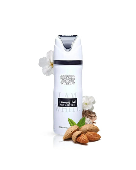 Ana Abiyedh 200ml Body Spray I Lattafa - almanaar Islamic Store