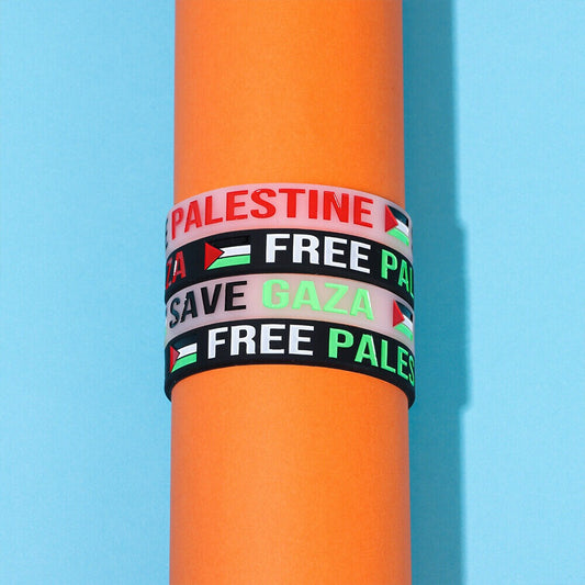 Wrist Band Palestine Flag Free Palestinian Save Gaza