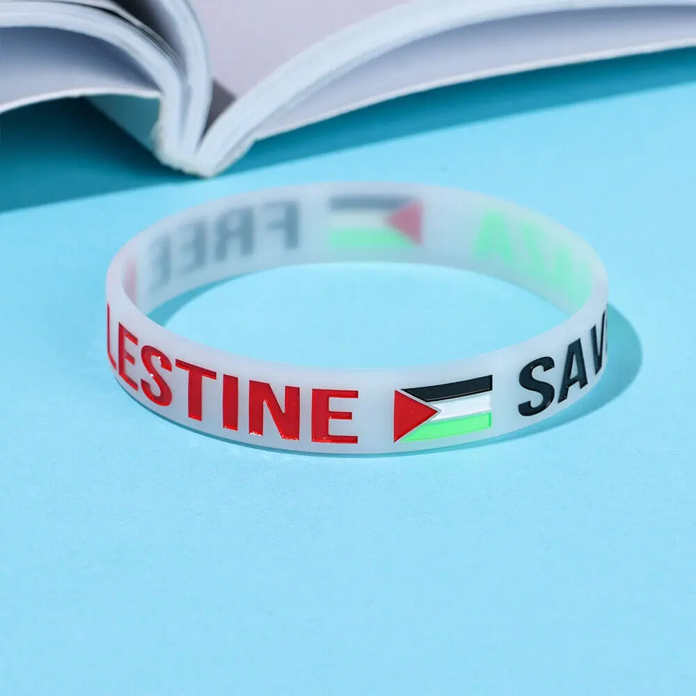 Wrist Band Palestine Flag Free Palestinian Save Gaza - almanaar Islamic Store