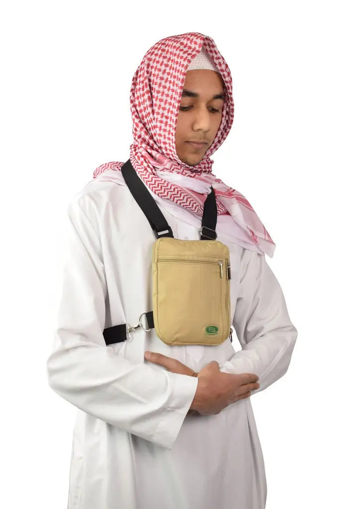 Secure Side Bag & Neck Bag Medium Size | Almanaar Islamic Store 