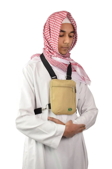 Secure Side Bag & Neck Bag Medium Size | Almanaar Islamic Store 