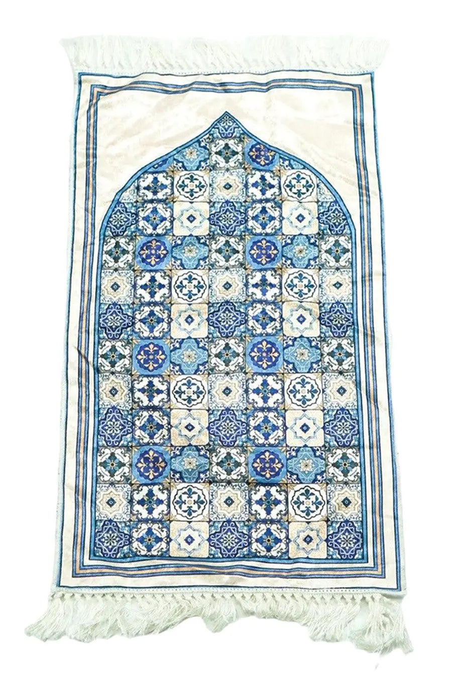 Prayer Mat- Soft Velvet Janamaz Praying Carpet - almanaar Islamic Store