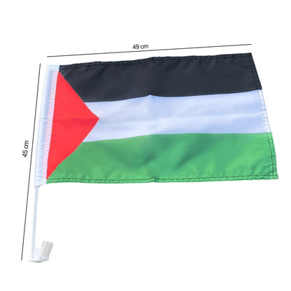 Palestine Car Flag Window Clip Flag 49x45cm