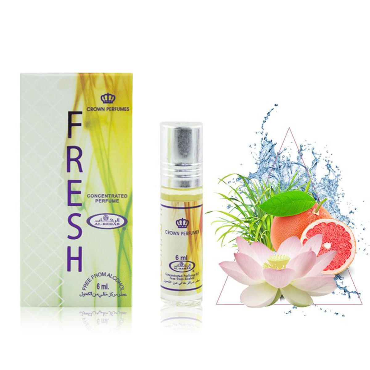 Fresh Concentrated Perfume Oil 6ml Al Rehab-almanaar Islamic Store