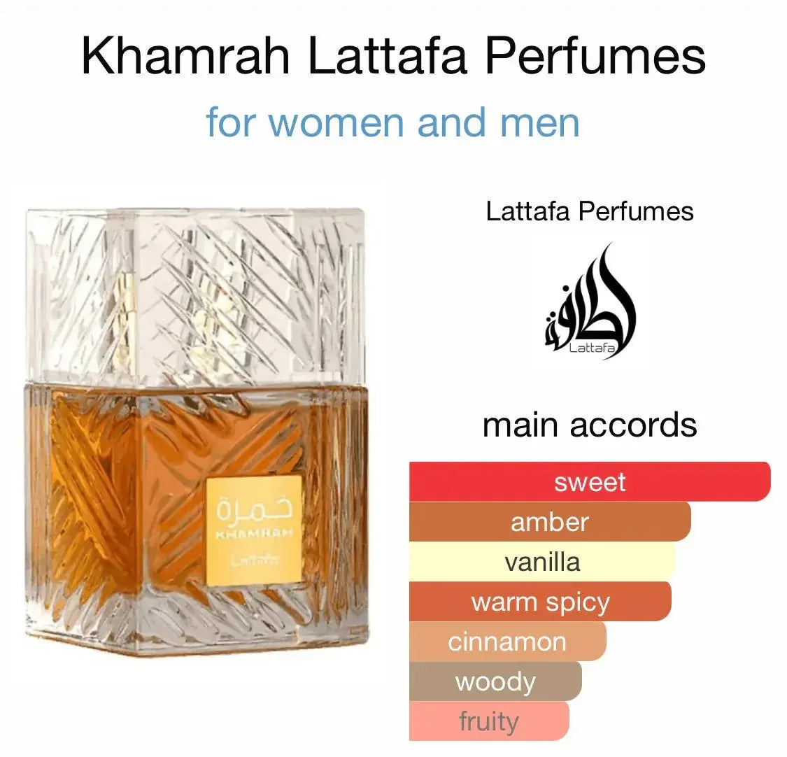 Khamrah Eau De Parfum 100ml Lattafa - Almanaar Islamic Store