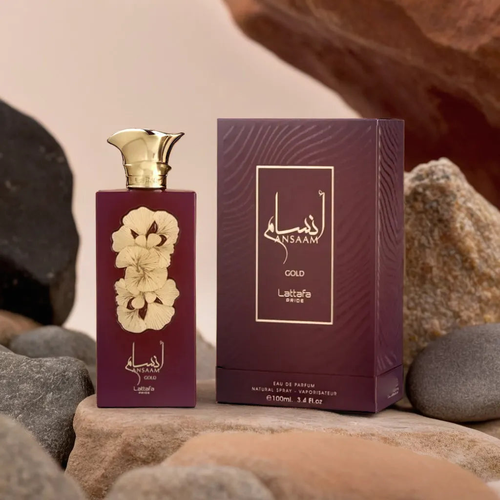 Ansaam Gold Eau De Parfum 100ml Lattafa Pride - almanaar Islamic Store