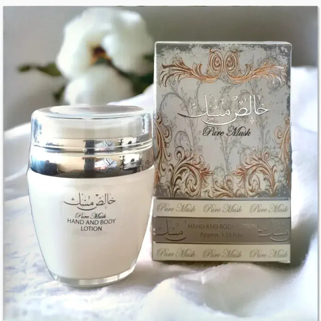 pure musk  Hand & Body Lotion 1.50 fl.oz by Ard Al Zaafaran - almanaar Islamic Store