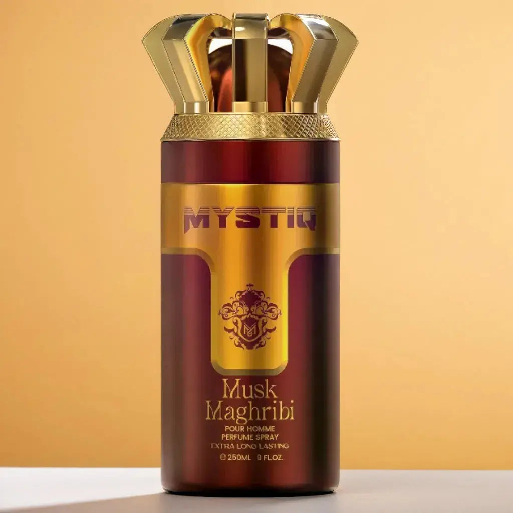 Musk Maghribi 250ml  Body Spray By Mystiq - almanaar Islamic Store