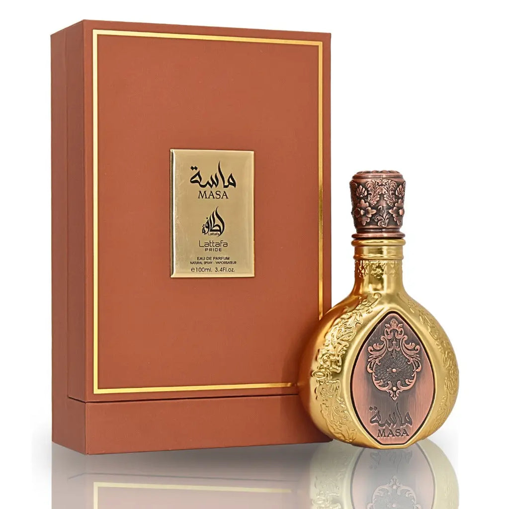 Niche Emarati Masa Eau De Parfum 100ml Lattafa Pride - almanaar Islamic Store