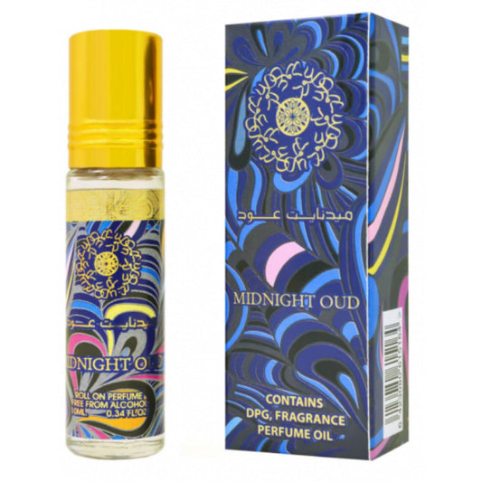 Midnight Oud Perfume Oil 10ml Ard Al Zaafran-almanaar Islamic Store