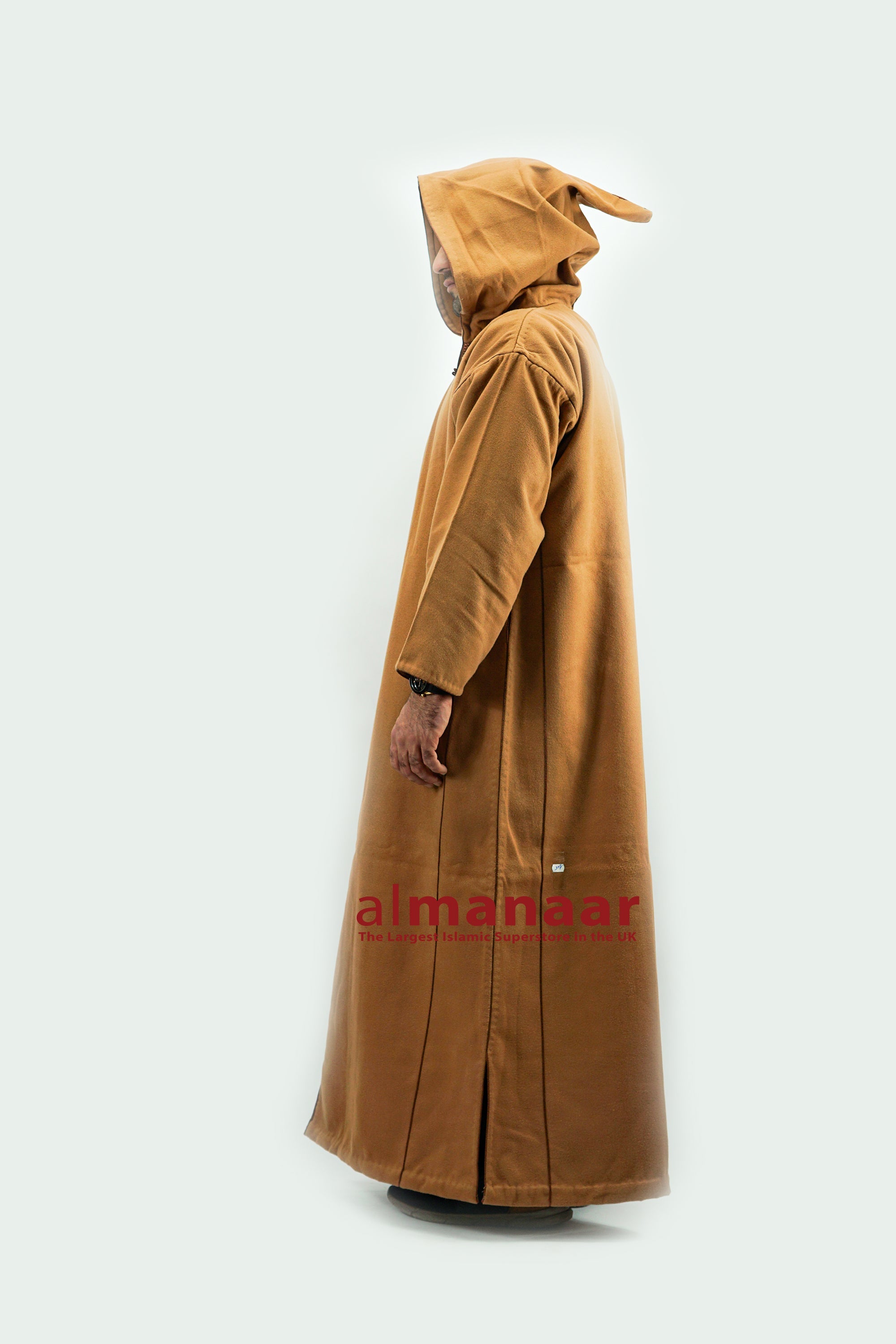 Moroccan Thick Long Thobe with Hood-almanaar Islamic Store