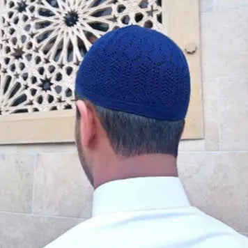 100% Cotton Prayer Hat Kufi - One Size - almanaar Islamic Store