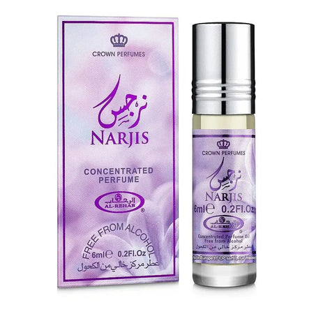 Narjis Concentrated Perfume Oil 6ml Al Rehab - almanaar Islamic Store