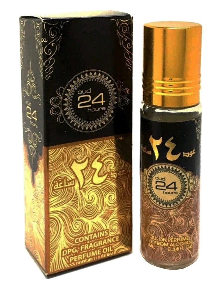 Oud 24 Hours Perfume Oil 10ml Ard Al Zaafran - almanaar Islamic Store