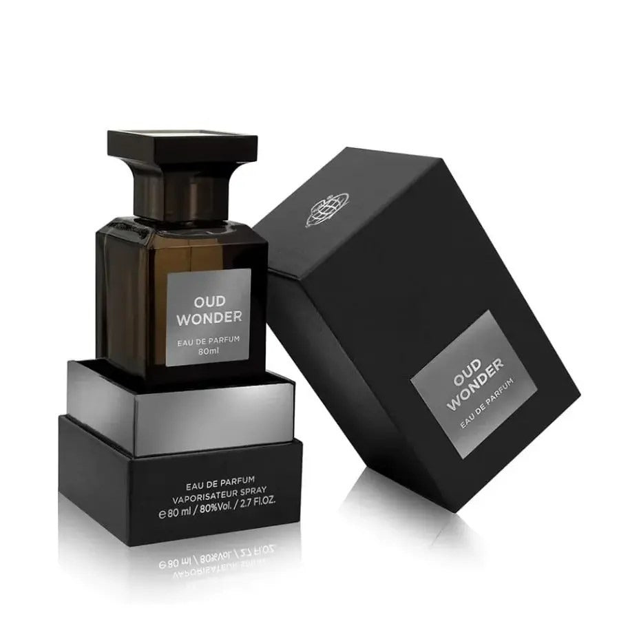 Oud Wonder Perfume 80ml EDP by Fragrance World-almanaar Islamic Store