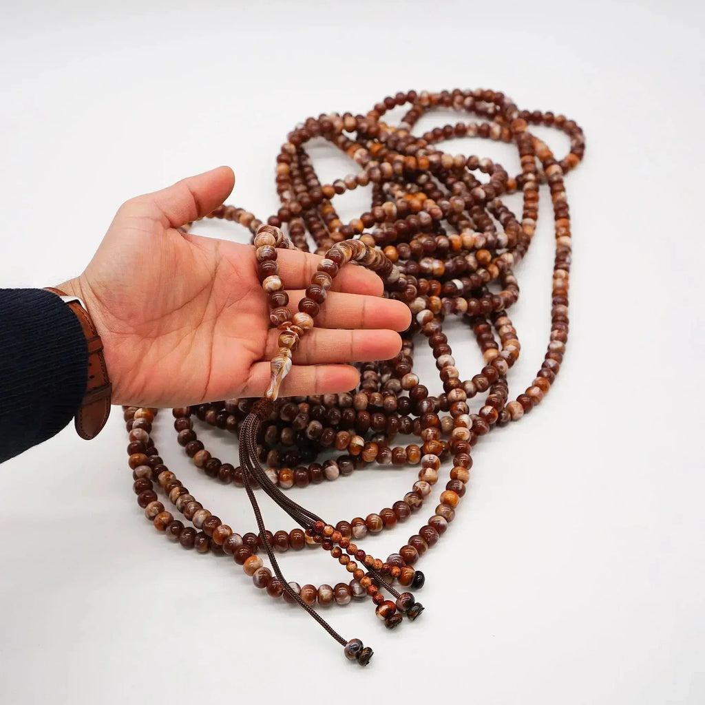 Aqeeq Stone Tasbeeh Premium 1000 Beads TIJ-1 - almanaar Islamic Store