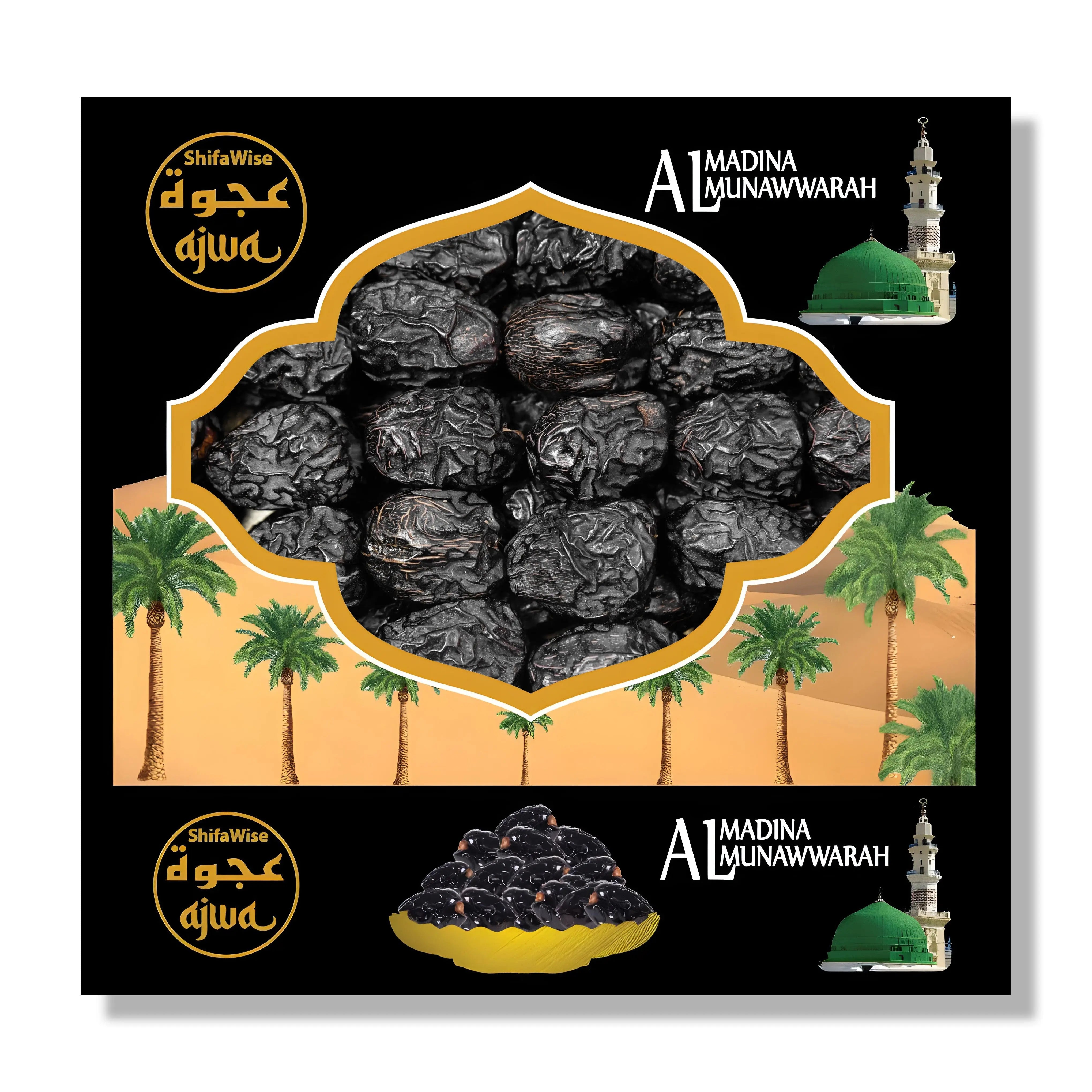 Premium Ajwa Dates From Al Madinah Al Munawwarah 500g-almanaar Islamic Store